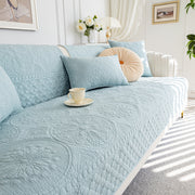 Slipcover KAS™ Cotton Quilted Sofa Cover, Non-Slip Couch Protector Fits Backrest, Seat & Armrest