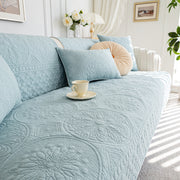 Slipcover KAS™ Cotton Quilted Sofa Cover, Non-Slip Couch Protector Fits Backrest, Seat & Armrest