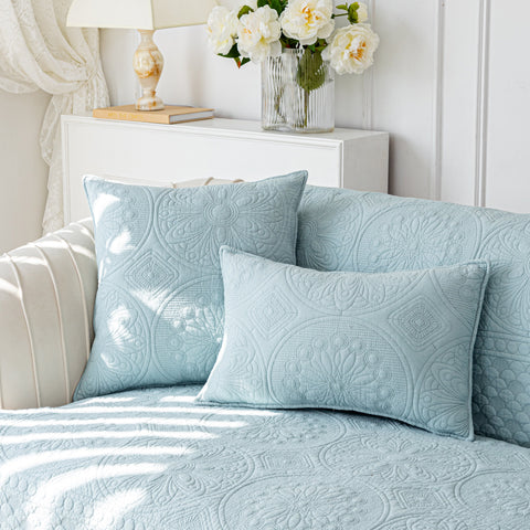 Slipcover KAS™ Cotton Quilted Sofa Cover, Non-Slip Couch Protector Fits Backrest, Seat & Armrest