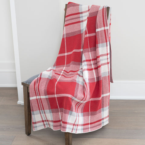 Elsie & Zoey Alith 50x60" Recycled Cotton Decorative Holiday Throw Blanket