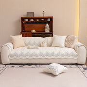 Slipcover KAS™ 3D Quilted Thick Cotton Sofa Cover Non-Slip Couch Throw for Fabric & Leather Sofas