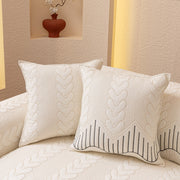 Slipcover KAS™ 3D Quilted Thick Cotton Sofa Cover Non-Slip Couch Throw for Fabric & Leather Sofas