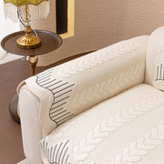 Slipcover KAS™ 3D Quilted Thick Cotton Sofa Cover Non-Slip Couch Throw for Fabric & Leather Sofas