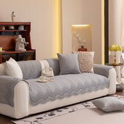 Slipcover KAS™ 3D Quilted Thick Cotton Sofa Cover Non-Slip Couch Throw for Fabric & Leather Sofas