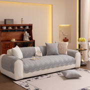 Slipcover KAS™ 3D Quilted Thick Cotton Sofa Cover Non-Slip Couch Throw for Fabric & Leather Sofas