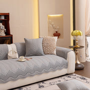 Slipcover KAS™ 3D Quilted Thick Cotton Sofa Cover Non-Slip Couch Throw for Fabric & Leather Sofas