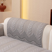 Slipcover KAS™ 3D Quilted Thick Cotton Sofa Cover Non-Slip Couch Throw for Fabric & Leather Sofas