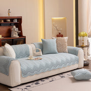 Slipcover KAS™ 3D Quilted Thick Cotton Sofa Cover Non-Slip Couch Throw for Fabric & Leather Sofas