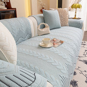 Slipcover KAS™ 3D Quilted Thick Cotton Sofa Cover Non-Slip Couch Throw for Fabric & Leather Sofas