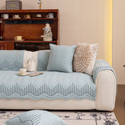 Slipcover KAS™ 3D Quilted Thick Cotton Sofa Cover Non-Slip Couch Throw for Fabric & Leather Sofas