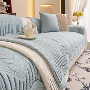 Slipcover KAS™ 3D Quilted Thick Cotton Sofa Cover Non-Slip Couch Throw for Fabric & Leather Sofas
