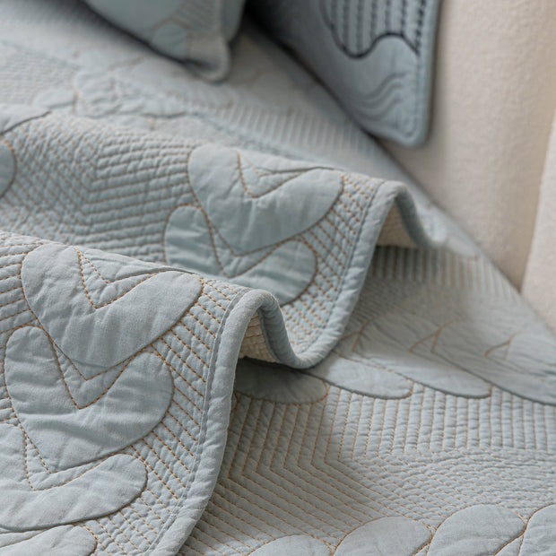 Slipcover KAS™ 3D Quilted Thick Cotton Sofa Cover Non-Slip Couch Throw for Fabric & Leather Sofas