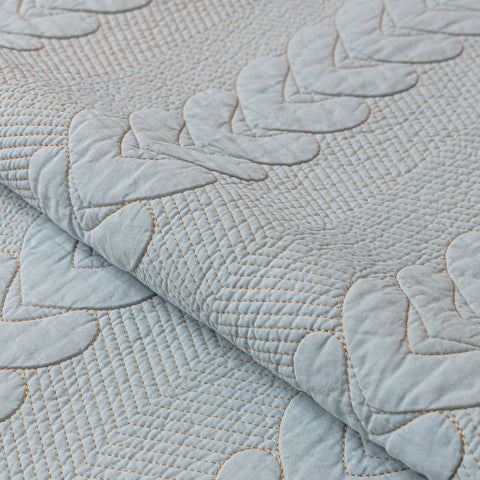 Slipcover KAS™ 3D Quilted Thick Cotton Sofa Cover Non-Slip Couch Throw for Fabric & Leather Sofas