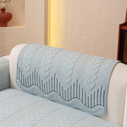 Slipcover KAS™ 3D Quilted Thick Cotton Sofa Cover Non-Slip Couch Throw for Fabric & Leather Sofas