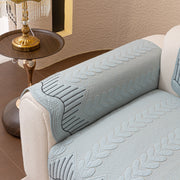 Slipcover KAS™ 3D Quilted Thick Cotton Sofa Cover Non-Slip Couch Throw for Fabric & Leather Sofas