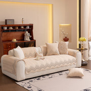 Slipcover KAS™ 3D Quilted Thick Cotton Sofa Cover Non-Slip Couch Throw for Fabric & Leather Sofas