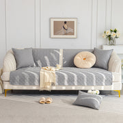 Slipcover KAS™ Cotton Quilted Sofa Cover, Non-Slip Couch Protector Fits Backrest, Seat & Armrest