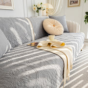 Slipcover KAS™ Cotton Quilted Sofa Cover, Non-Slip Couch Protector Fits Backrest, Seat & Armrest
