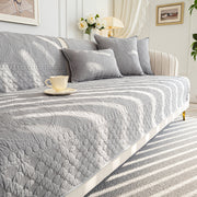 Slipcover KAS™ Cotton Quilted Sofa Cover, Non-Slip Couch Protector Fits Backrest, Seat & Armrest