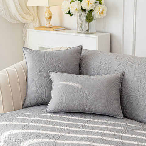 Slipcover KAS™ Cotton Quilted Sofa Cover, Non-Slip Couch Protector Fits Backrest, Seat & Armrest