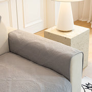 Slipcover KAS™ Baroque Sofa Cover – Quilted Cotton, Non-Slip, Washable with Ornate Embroidery