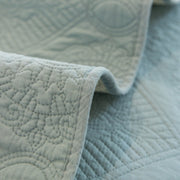 Slipcover KAS™ Baroque Sofa Cover – Quilted Cotton, Non-Slip, Washable with Ornate Embroidery