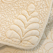 Slipcover KAS™ Baroque Floral Quilted Cotton Sofa Cover, Non-Slip Washable Couch Protector