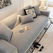 Slipcover KAS™ Baroque Floral Quilted Cotton Sofa Cover, Non-Slip Washable Couch Protector