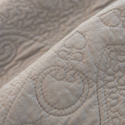 Slipcover KAS™ Baroque Floral Quilted Cotton Sofa Cover, Non-Slip Washable Couch Protector