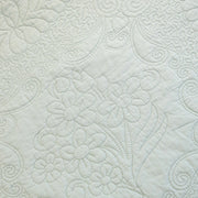 Slipcover KAS™ Baroque Floral Quilted Cotton Sofa Cover, Non-Slip Washable Couch Protector