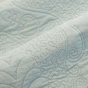 Slipcover KAS™ Baroque Floral Quilted Cotton Sofa Cover, Non-Slip Washable Couch Protector