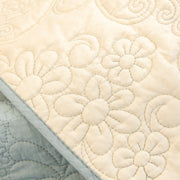 Slipcover KAS™ Baroque Floral Quilted Cotton Sofa Cover, Non-Slip Washable Couch Protector