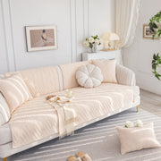 Slipcover KAS™ Quilted Geometric Cotton Sofa Cover, Non-Slip & Thick Padded Furniture Covers