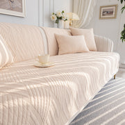 Slipcover KAS™ Quilted Geometric Cotton Sofa Cover, Non-Slip & Thick Padded Furniture Covers
