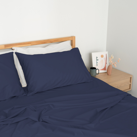 Homebird Organic Cotton Sateen Flat Sheet