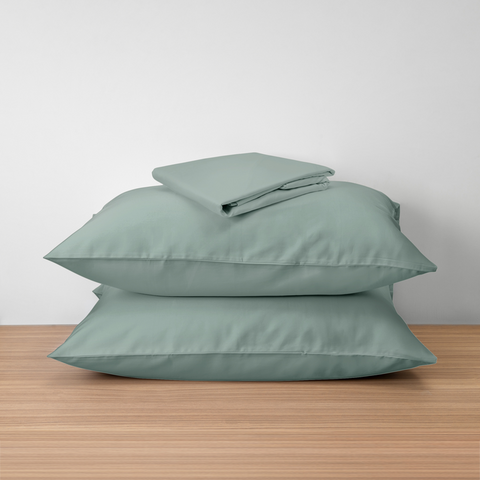 Homebird Organic Cotton Sateen Fitted Sheet Set (3-piece)