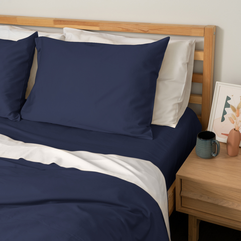 Homebird Organic Cotton Sateen Duvet Set