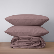 Homebird Organic Cotton Percale Duvet Set