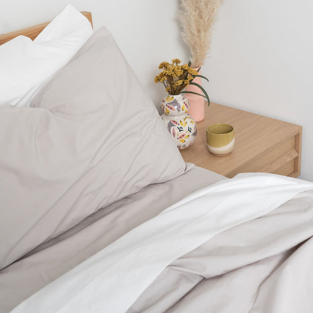 Homebird Organic Cotton Percale Duvet Set