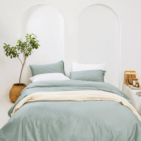 Homebird Organic Cotton Sateen Duvet Set