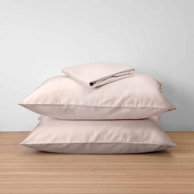 Homebird Organic Cotton Sateen Fitted Sheet Set (3-piece)