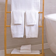 BedVoyage Bamboo Towel Set 8pc Luxury Viscose - White