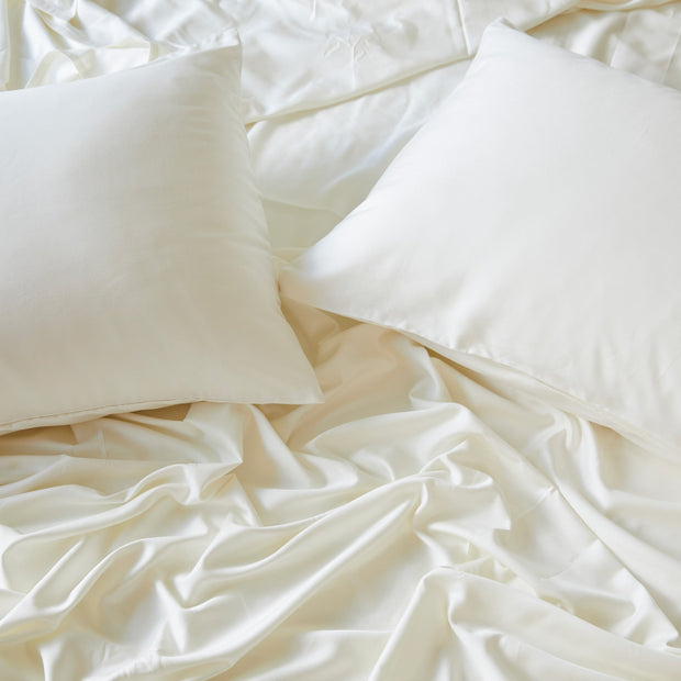 BedVoyage Luxury 100% Viscose from Bamboo Pillowcase Set - Ivory
