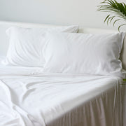 BedVoyage Luxury 100% Viscose from Bamboo Pillowcase Set - White