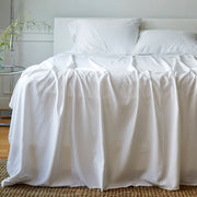 BedVoyage Luxury 100% Viscose from Bamboo Bed Sheet Set - White