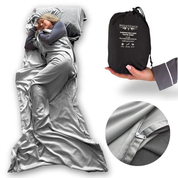 BedVoyage Bamboo Travel Sleeping Bag Liner