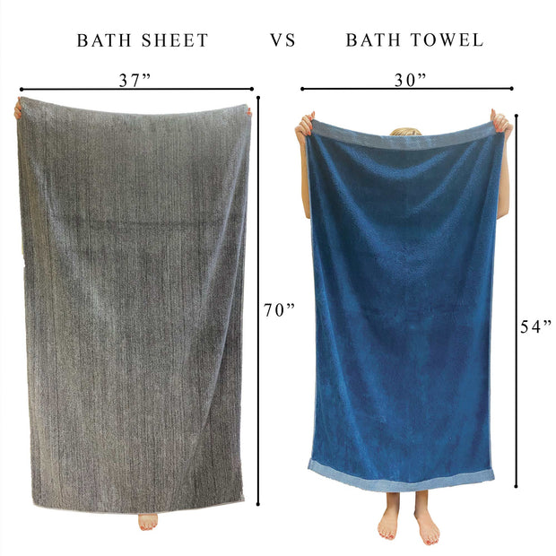 BedVoyage Bamboo Bath Towel Luxury Viscose - Indigo
