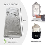BedVoyage Bamboo Travel Sleeping Bag Liner