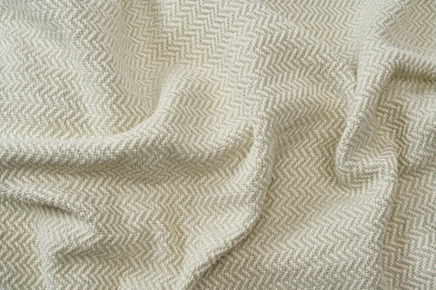 American Blossom Linens Herringbone Weave Cotton Blanket