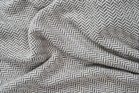 American Blossom Linens Herringbone Weave Cotton Blanket